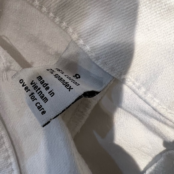 The Limited Denim All-White skinny ankle zipper jeans SZ 8 - Picture 4 of 4